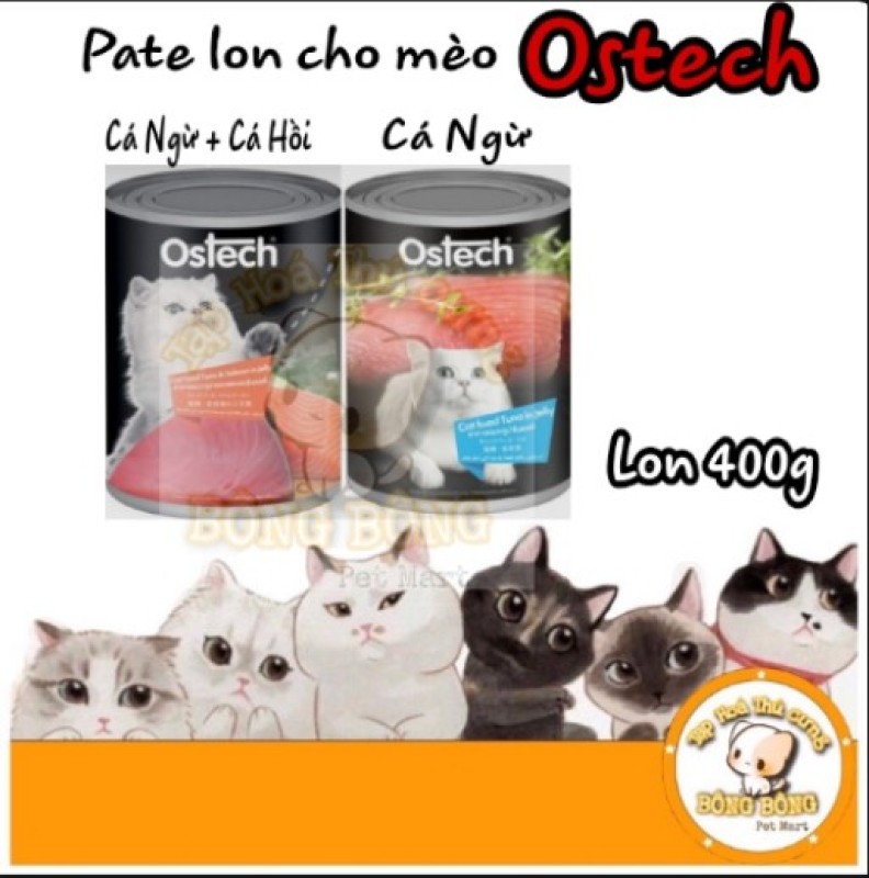 PATE CHO MÈO - PATE LON - PATE OSTECH - Ostech Black Label - BÔNG BÔNG