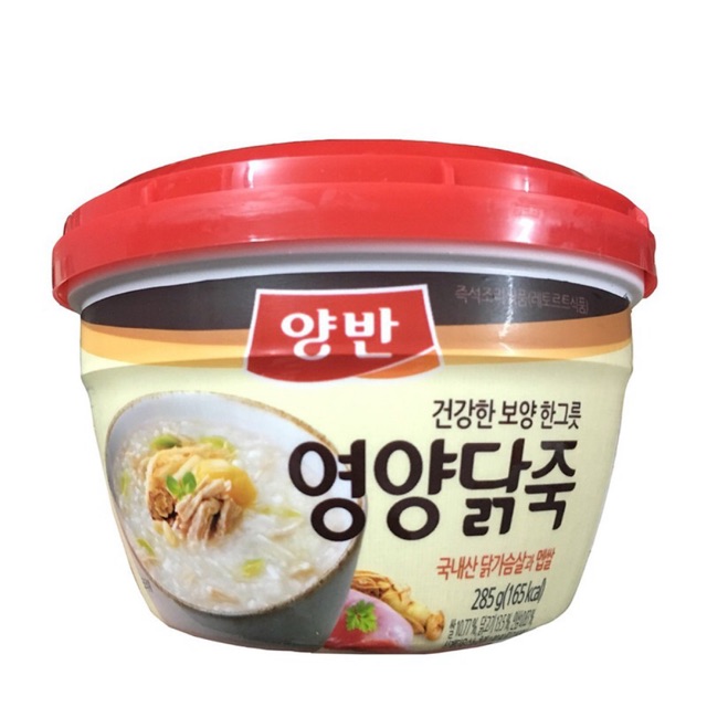 Cháo Gà Ăn Liền Yangban Hàn Quốc 288G