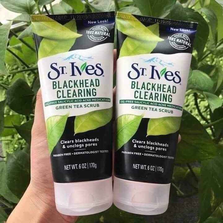 [HCM]SRM088 ST.IVES Trà Xanh Green Tea Scrub 170ml