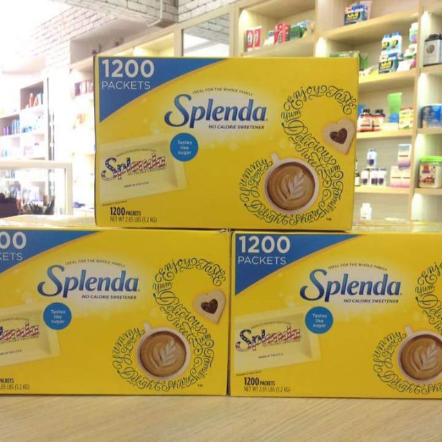 100 gói đường ăn kiêng Splenda Mỹ