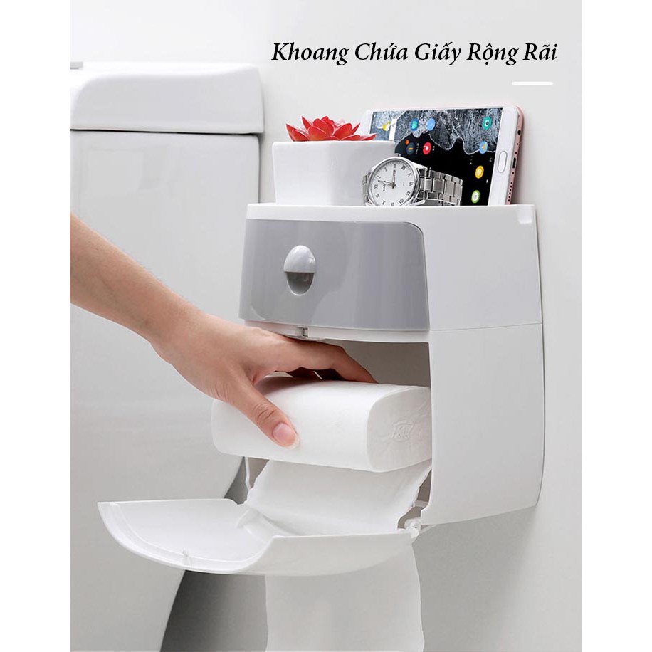 Hộp Đựng Giấy Vệ Sinh 2 Tầng Ecoco