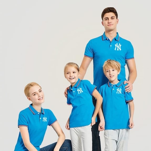 Áo gia đình cổ bẻ 3/4/5 người đẹp chất lượng thoáng mát vải cá sấu polo SAGO T-SHIRT GDPLS07