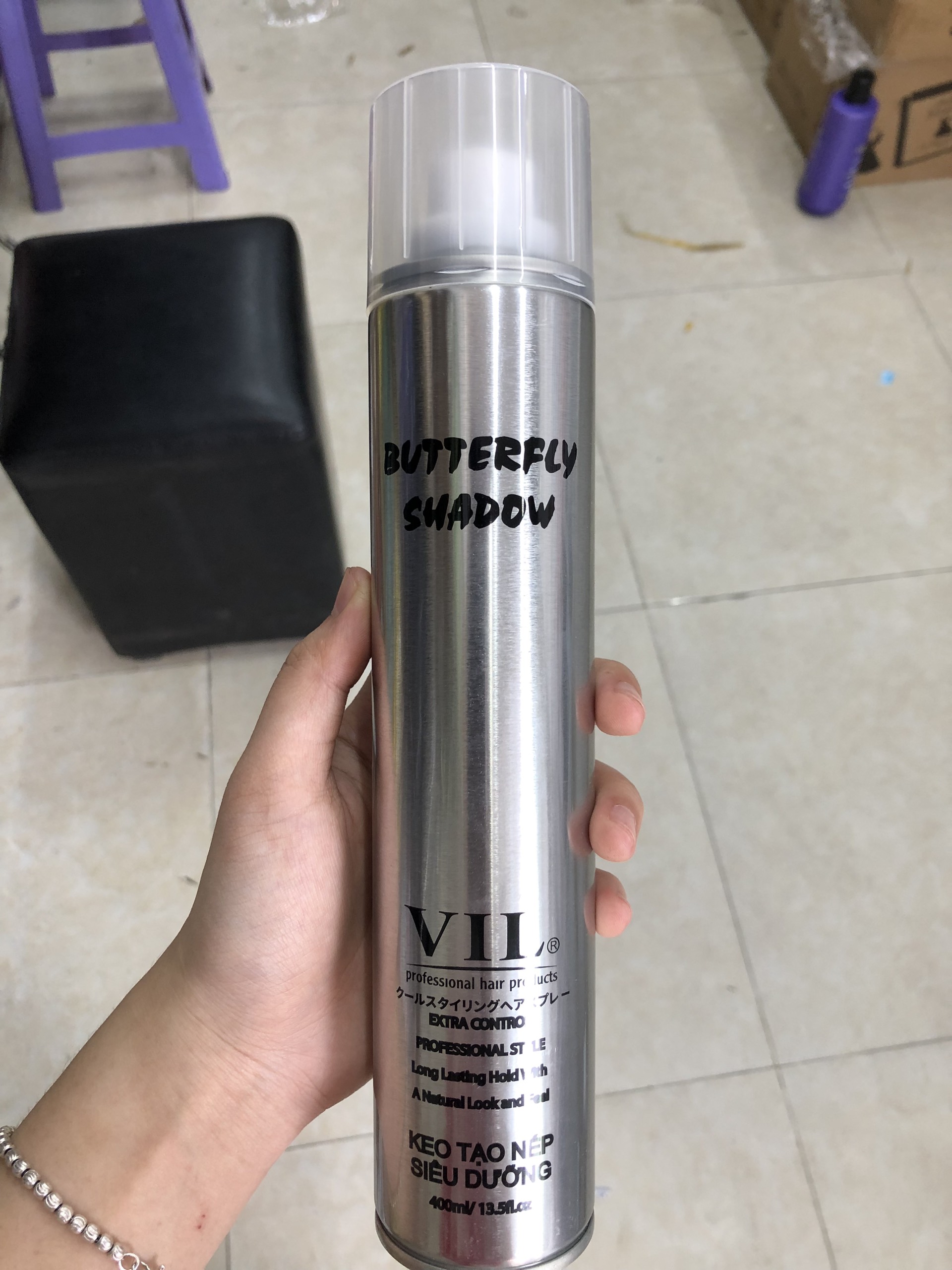 xịt gôm mềm thương hiệu VIL 400ml