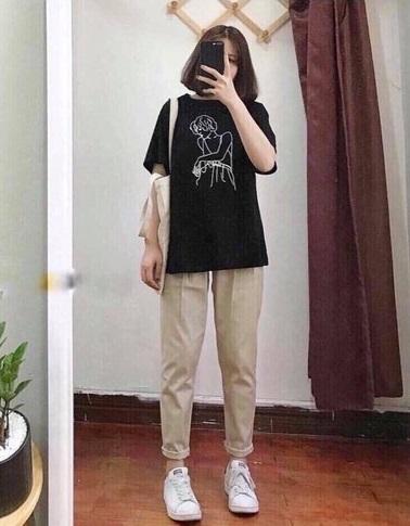 [HCM]QUẦN CHINOS KAKI NỮ ỐNG SUÔNG CỰC HOT