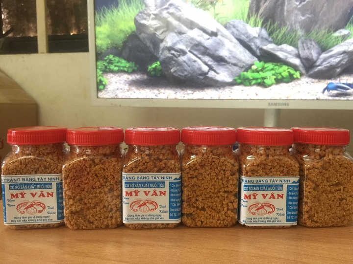 [HCM]MUỐI TÔM TÂY NINH TRẢNG BÀNG MỸ VÂN 100G