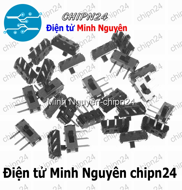 [5 cái] (K87) Công Tắc Gạt MSK-12D19 (3 chân 2 vị trí Cong) - HH000985