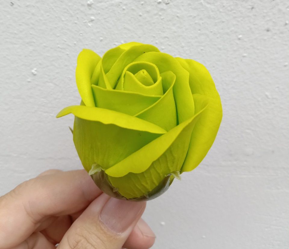 hoa hồng sáp - đầu bông 3 lớp