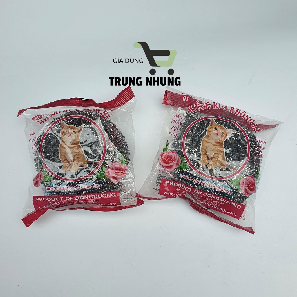 Miếng cọ xoong, búi sắt cọ nồi loại dày