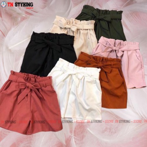 QUẦN SHORT KATE CỘT NƠ (CÓ SAI ĐẠI) - tn_styking