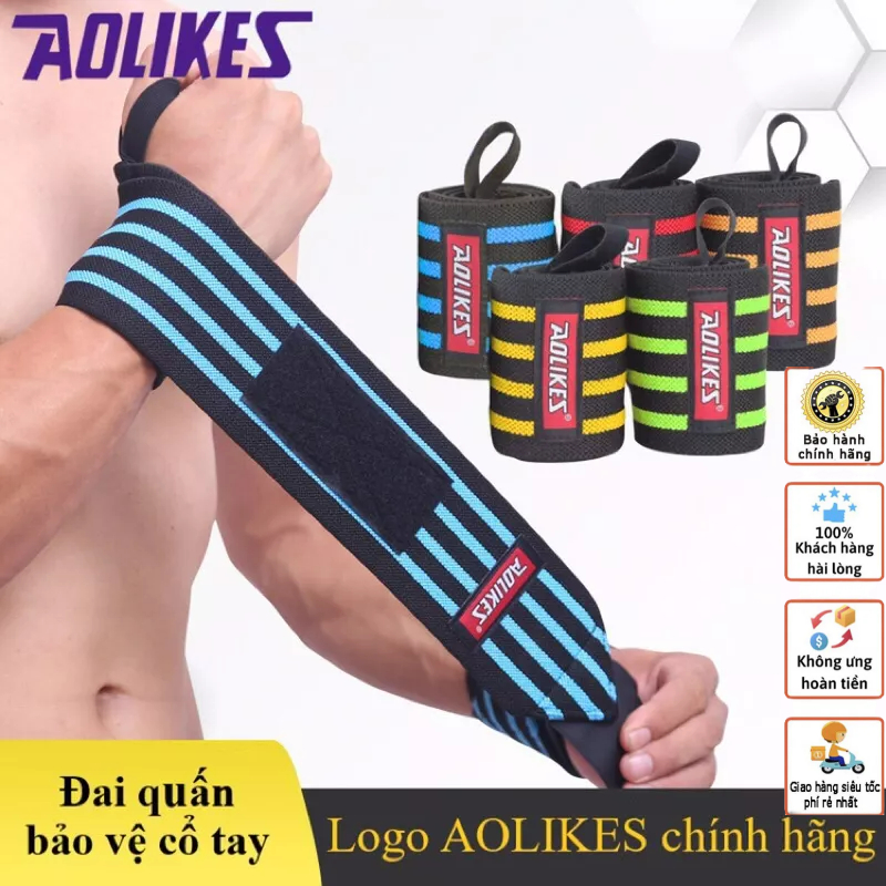 Đai quấn bảo vệ cổ tay Aolikes -1539 (1 đôi)