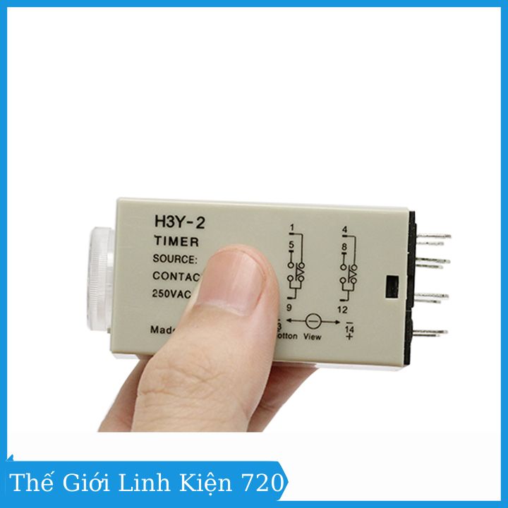 Relay Thời Gian Timer Omron H3Y-2 8P 24V