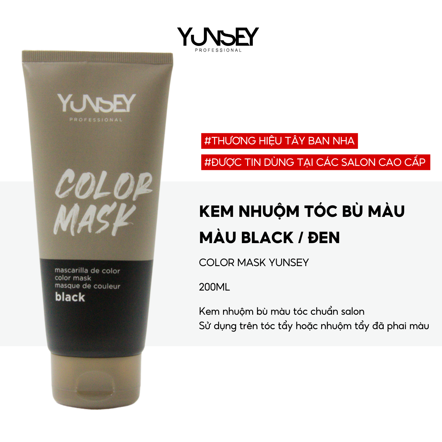 Yunsey Color Mask Mascarillas De Color Vegana 200 ml