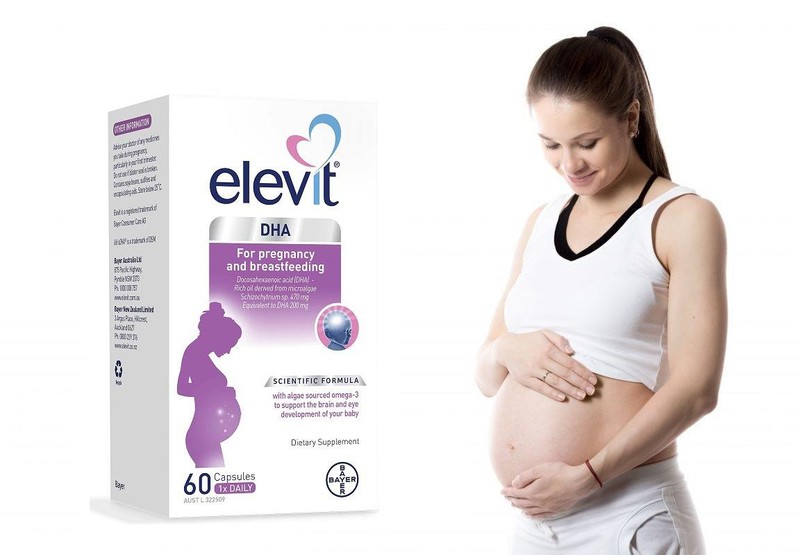 ELEVIT DHA CHO MẸ BẦU VÀ SAU SINH , 60V ÚC