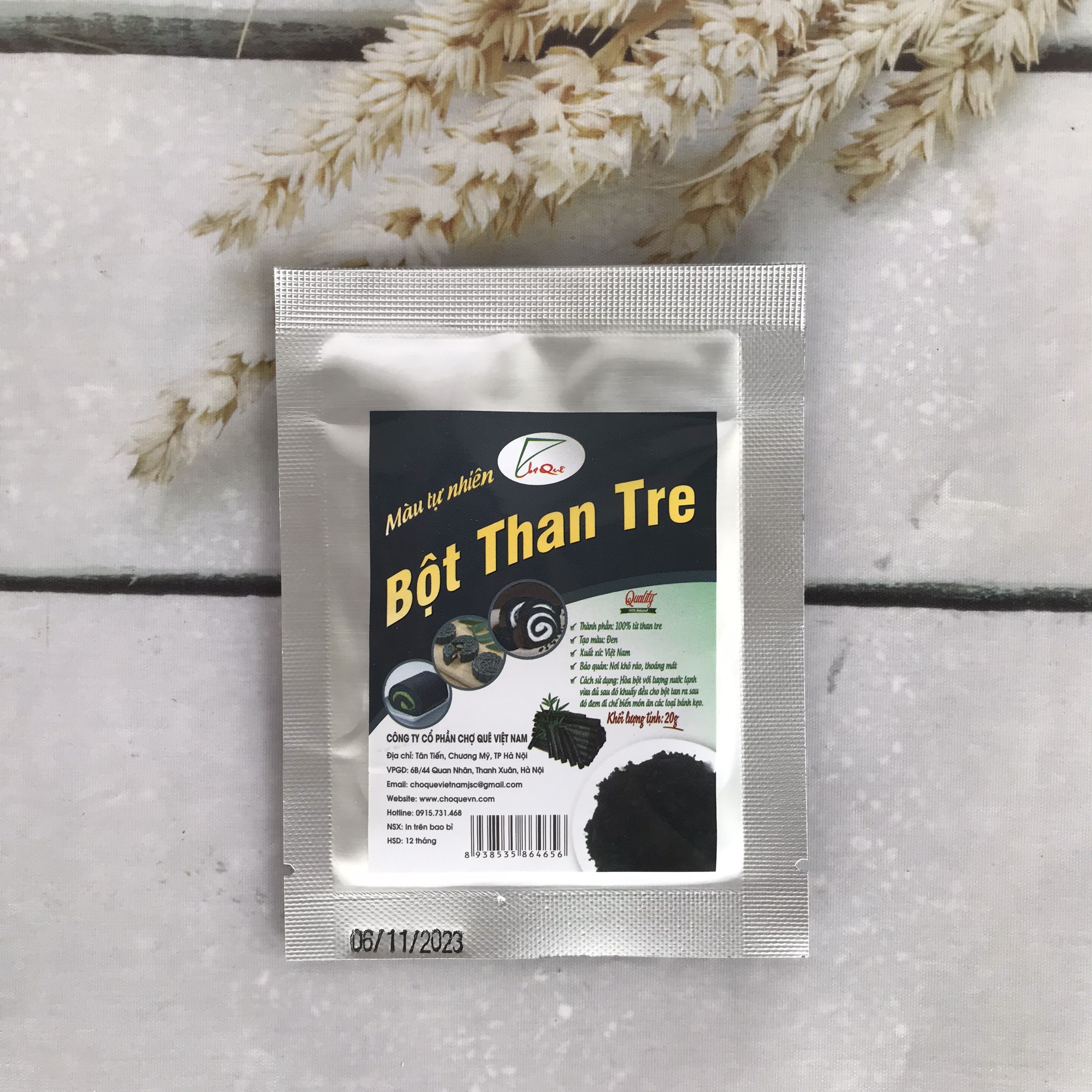 Bột tinh than tre chợ quê 20g-pl178f