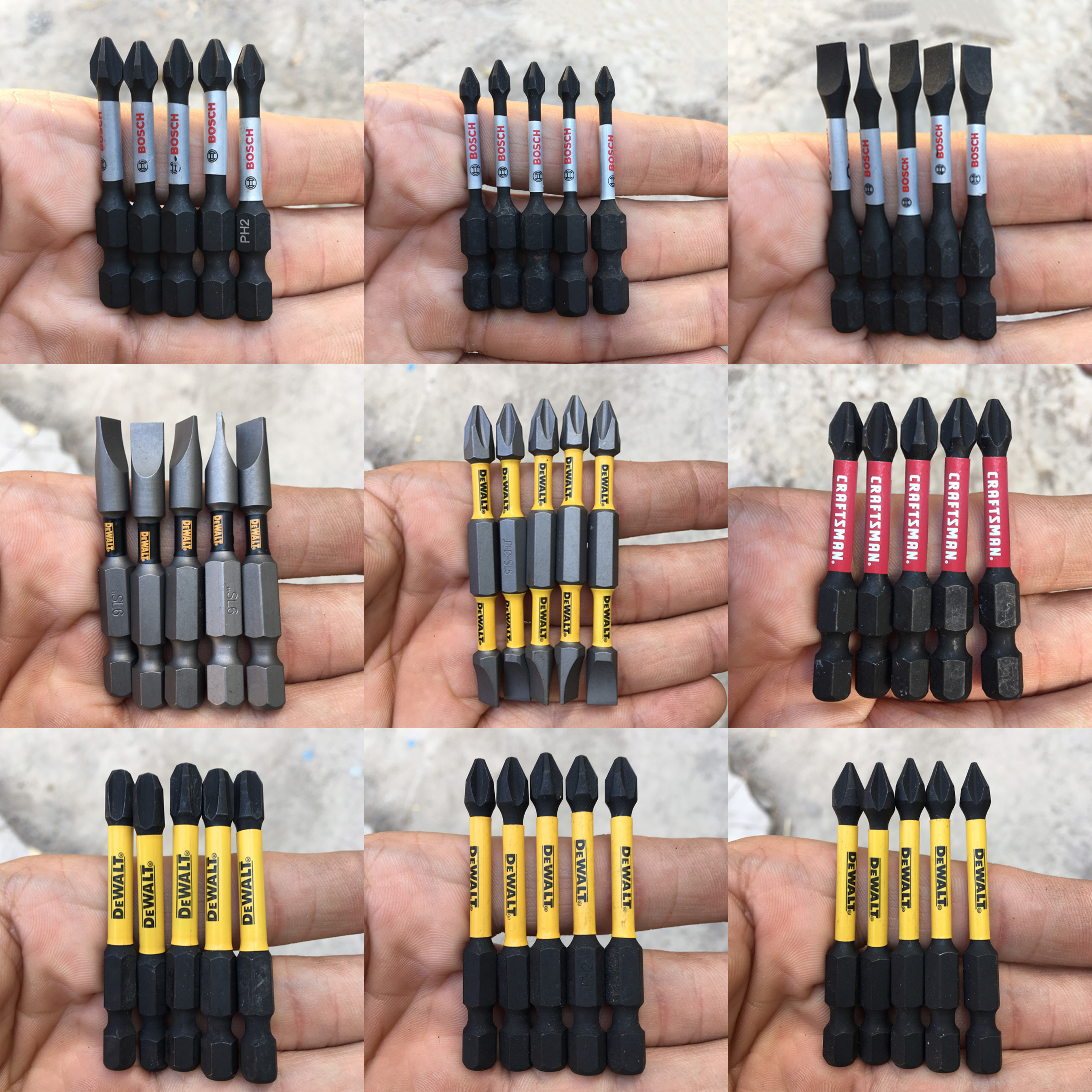 [Nhiều Loại Vít] Đầu Bắn Vít Loại Dài 5cm ( PH0 - PH1 - PH2 - PH3 - Dẹp )
