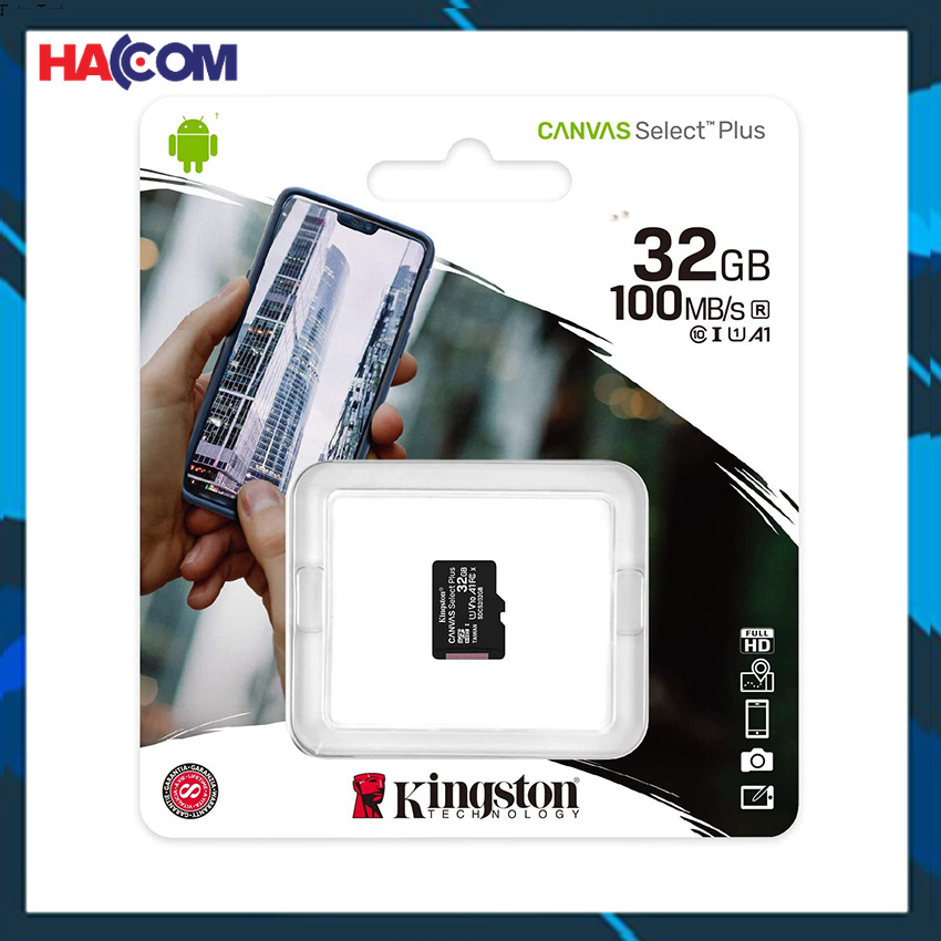 Thẻ Nhớ Kingston 32GB Micro SD Class 10 SDCS2/32GBSP (Không adapter)