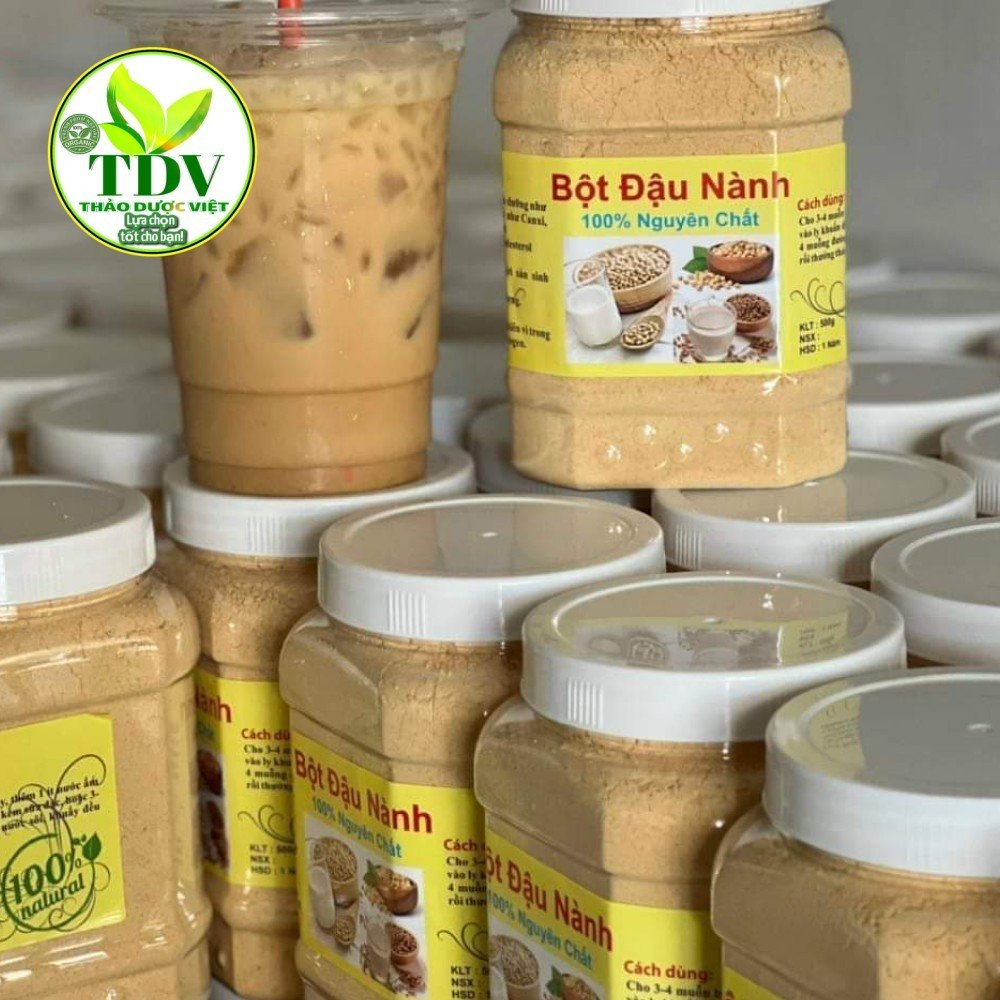 500g Bột Đậu nành nguyên Chất - Hàng công ty Thảo Dược Việt