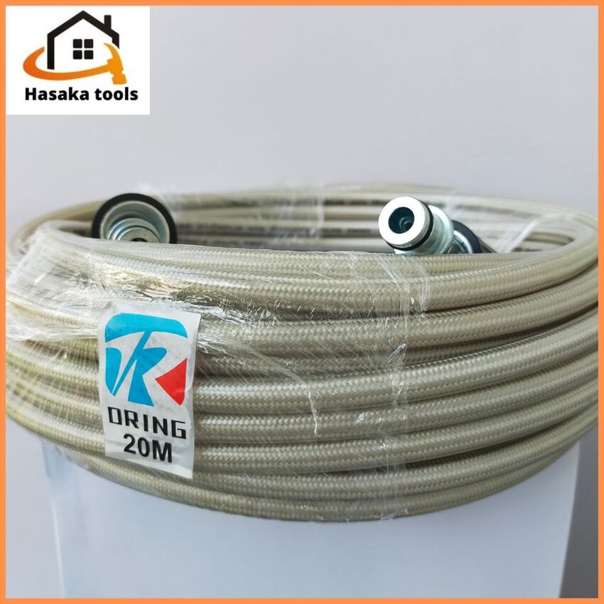 Dây máy rửa xe áp lực cao 20m Oring,ren 22mm