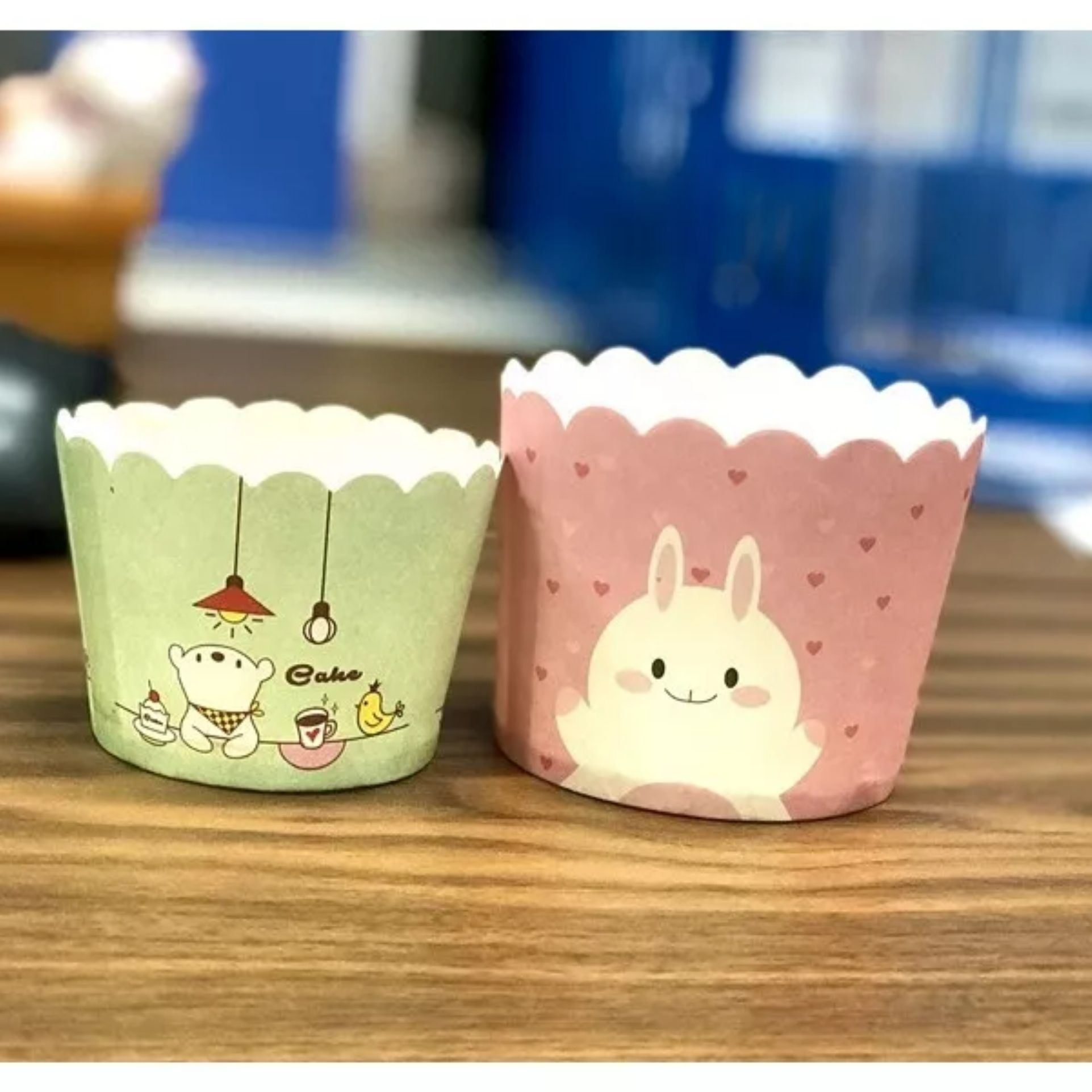 BỘ 50 LY CUPCAKE GIẤY NƯỚNG BÁNH LỚN- NHỎ( 2 SIZE)