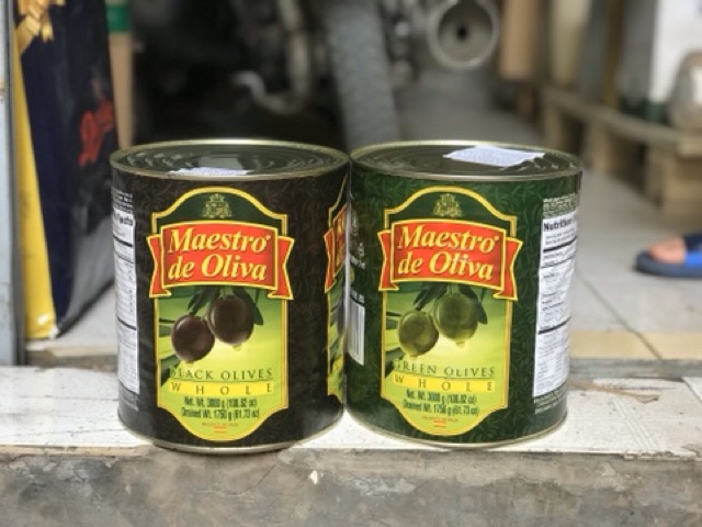 Quả oliu đen nguyên trái 3kg loreto