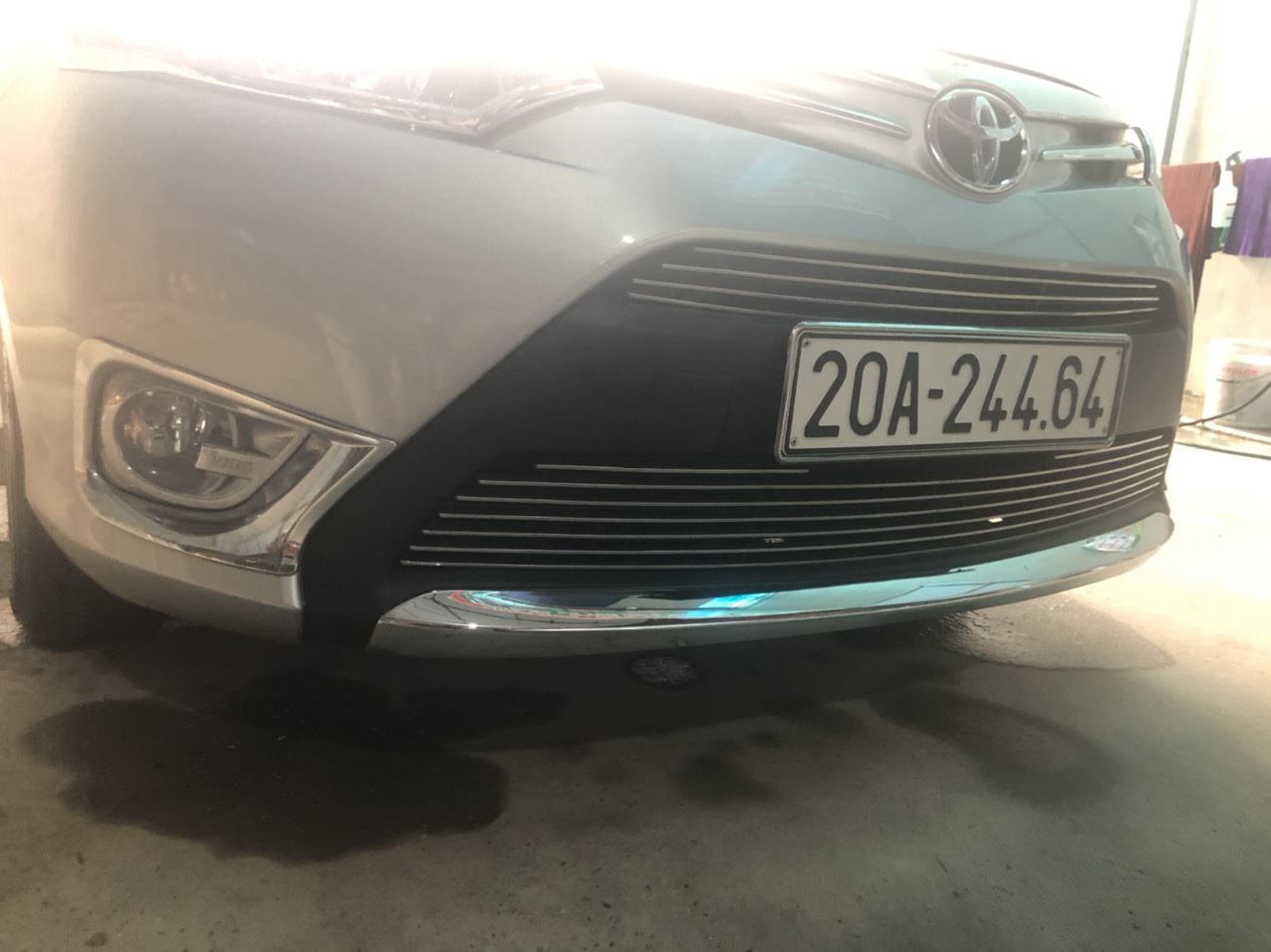 Bộ ốp viền đèn gầm trước xe vios 2014, 2015, 2016, 2017