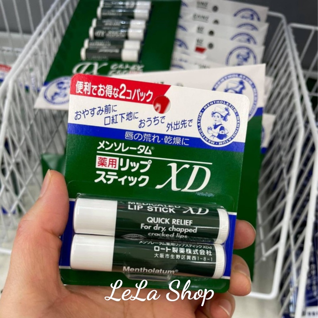 Son Dưỡng Môi Mentholatum Rohto Nhật Bản