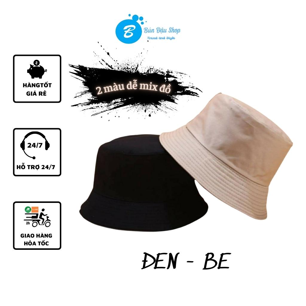 Bucket hats khaki plain color