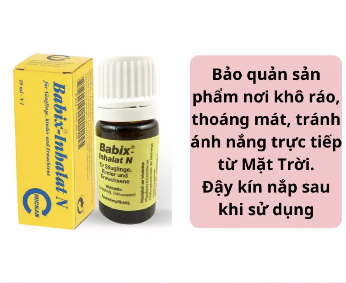 Tinh dầu ngạt Babix 10 ml- Đức