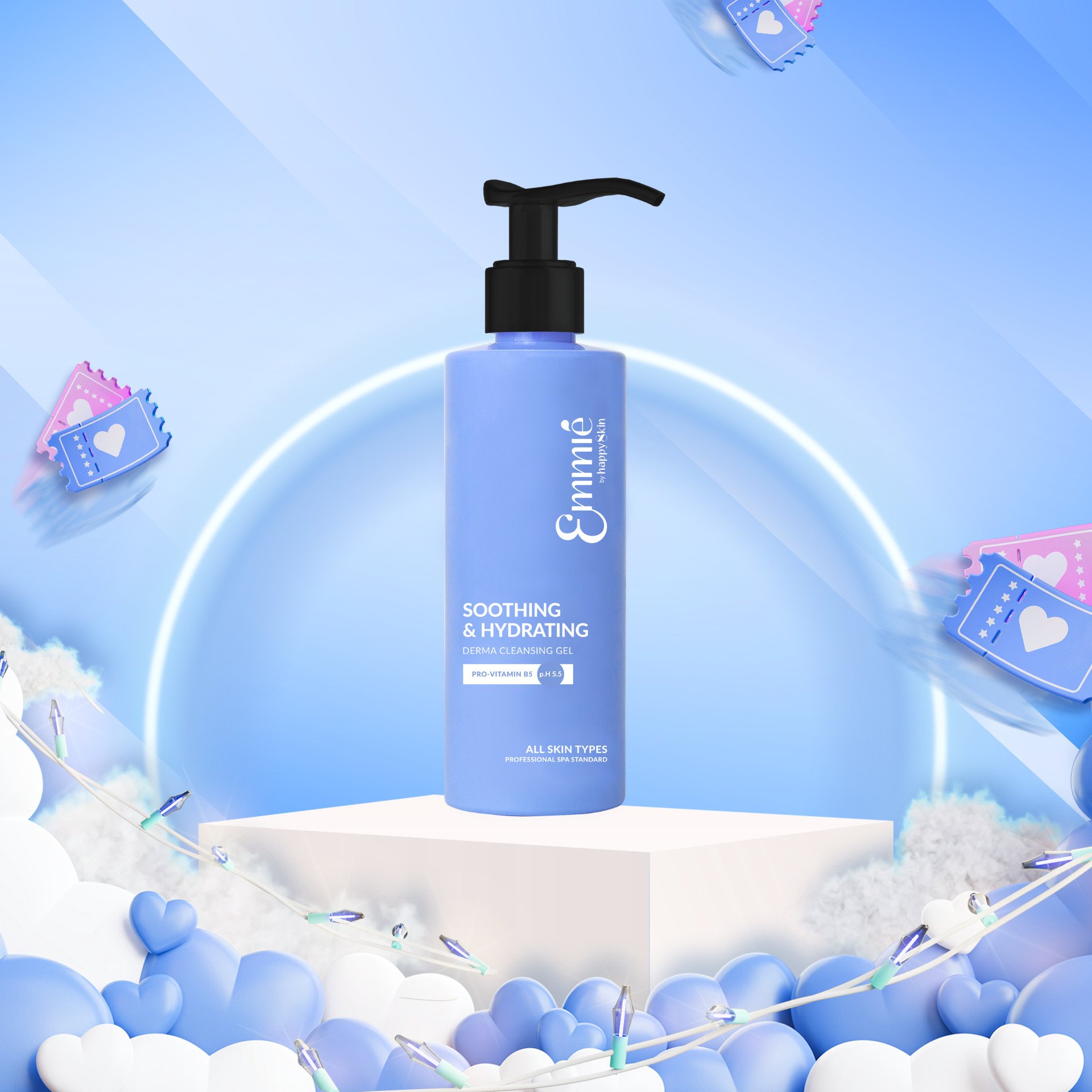 Gel rửa mặt Pro-vitamin B5 Emmié by HappySkin