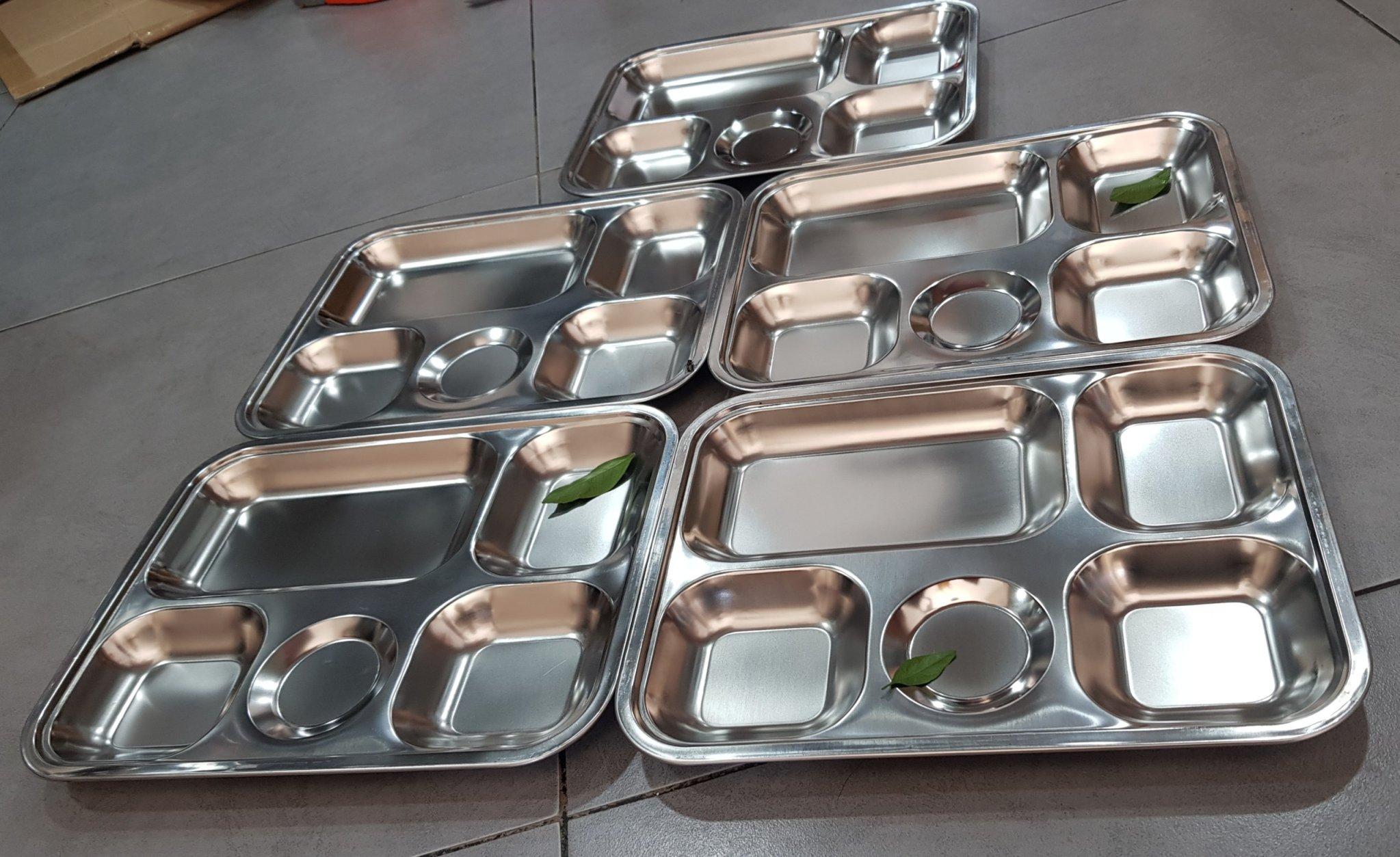 Bộ 5 khay đựng cơm có nắp