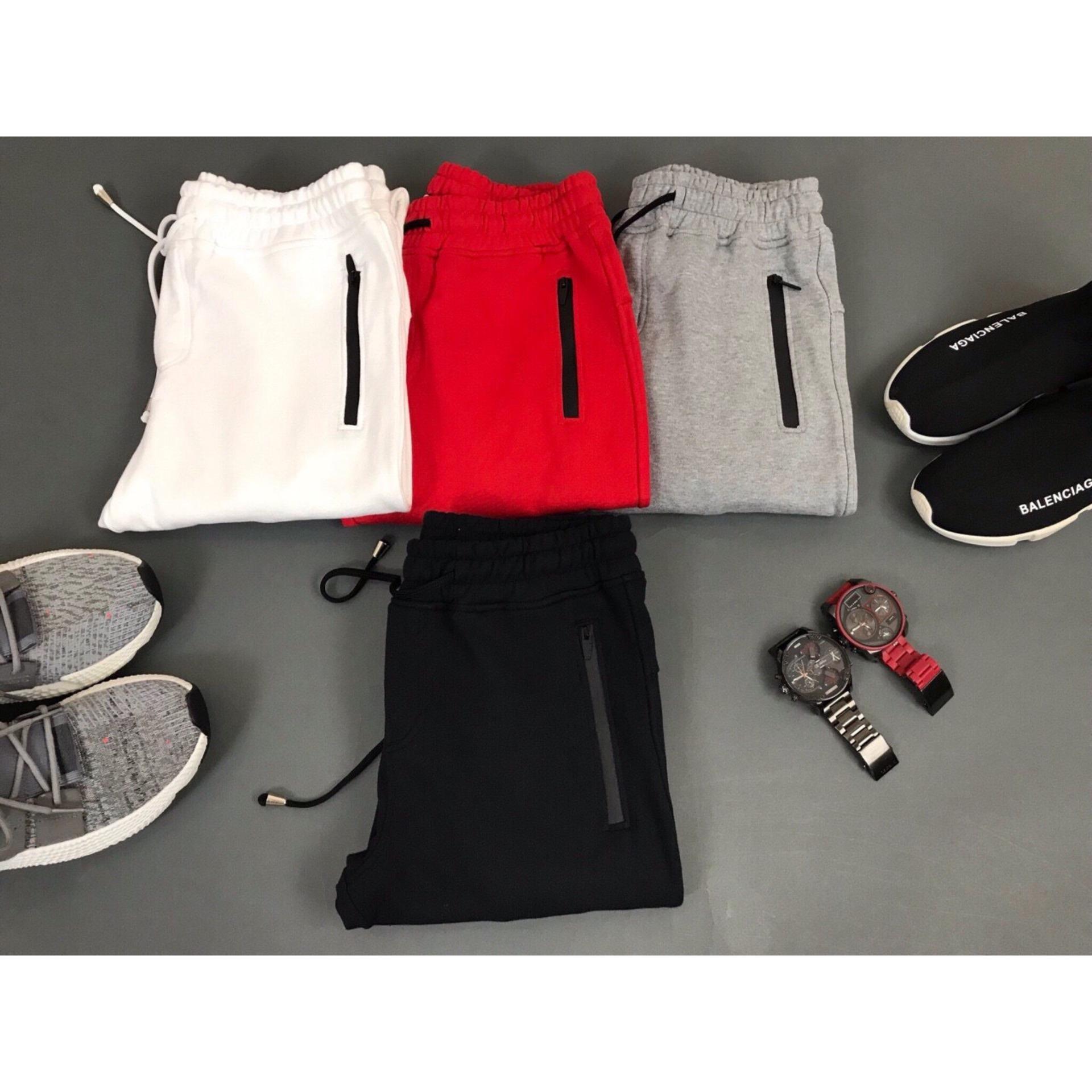 [HCM]Quần jogger thun phối dây kéo JGT185016