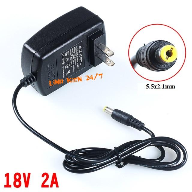 Sạc Nguồn - Adapter 18V 2A (Jack 5.5x2.1mm)