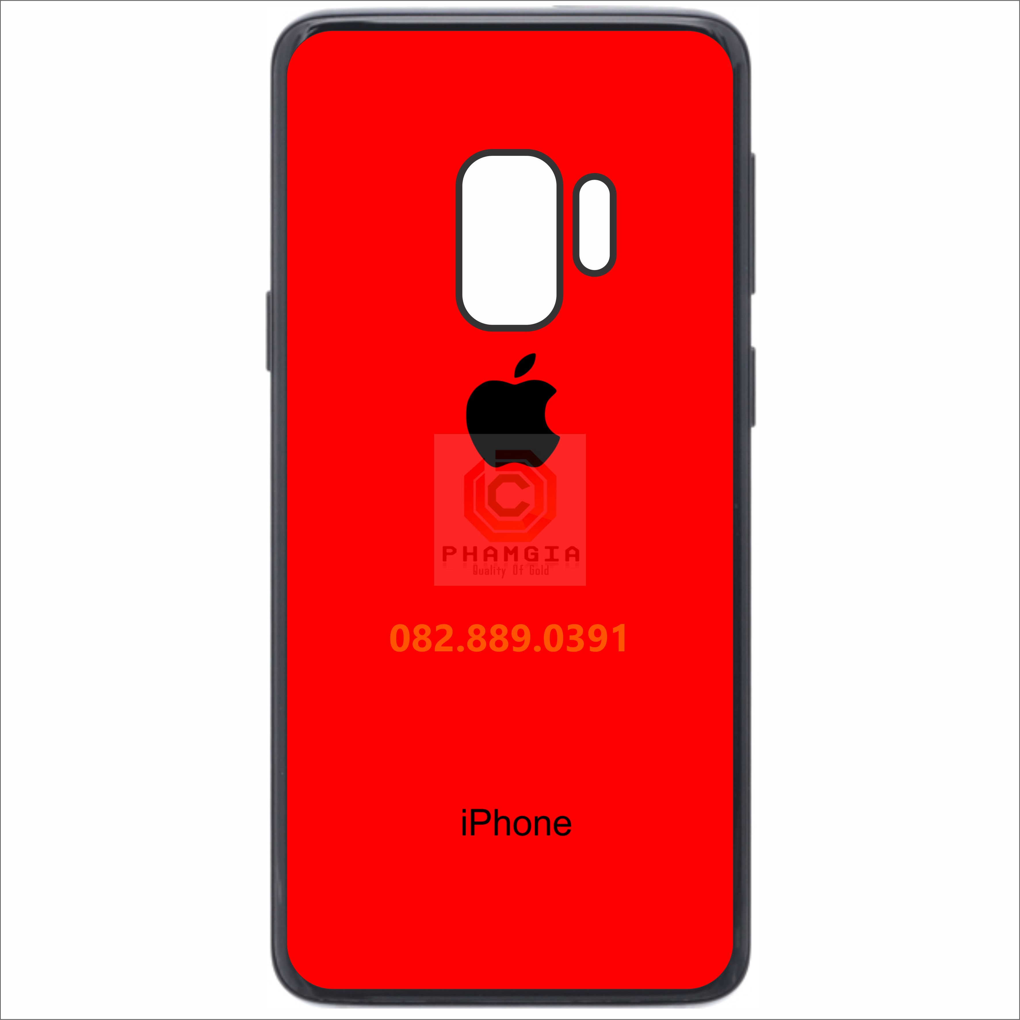 Ốp lưng giả iPhone cho SamsungS9/S9 plus mặt lưng bóng đẹp