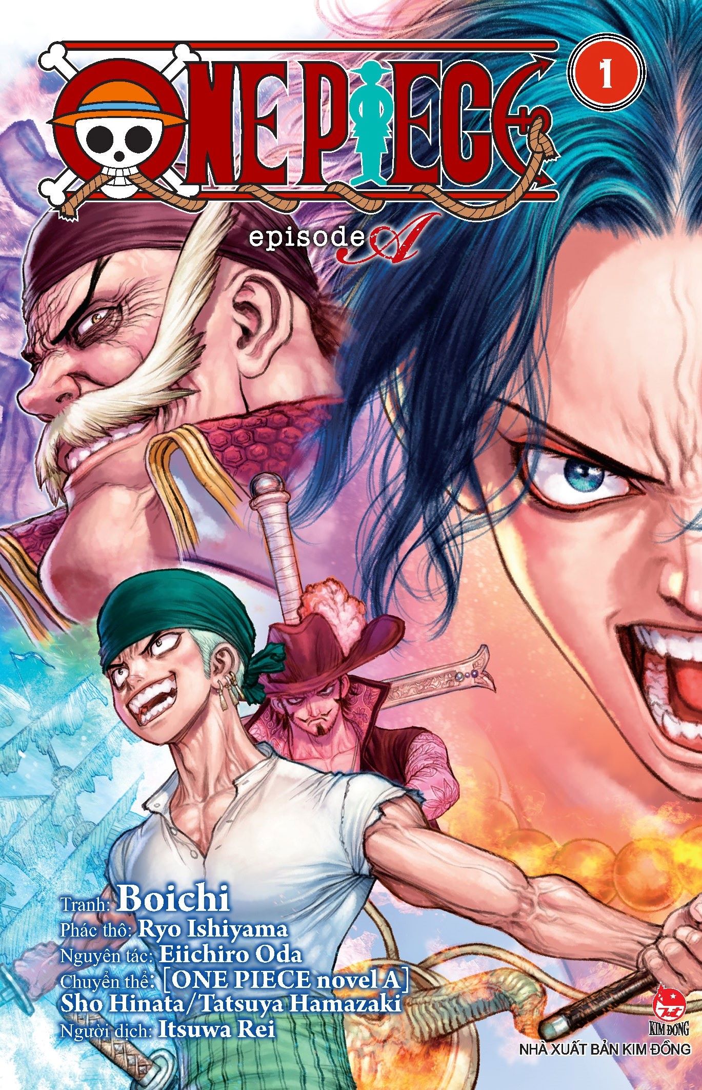 Truyện tranh one piece episode a - trọn bộ 2 tập - tái bản - nxb kim đồng
