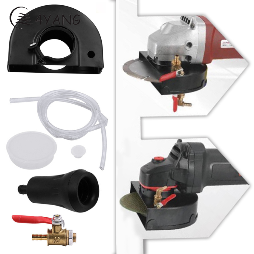 Angle grinder dust collection shield kit universal surface cutting dust collection shield angle grinder dust collector accessories double side atomizing water dust cover
