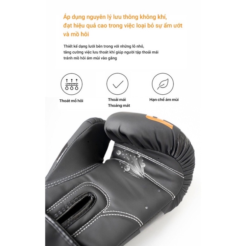 Găng tay boxing Cao Cấp FED 6oz