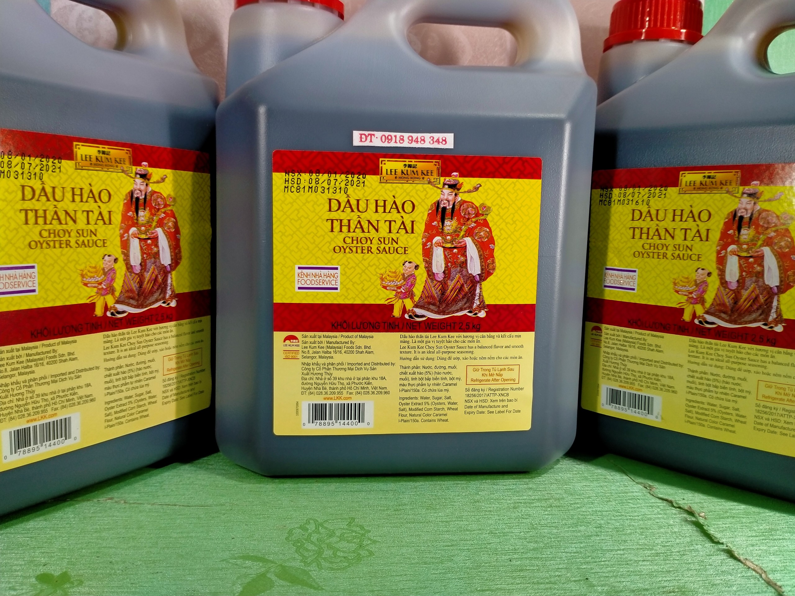 Dầu hào Thần Tài Lee Kum Kee 2,5kg