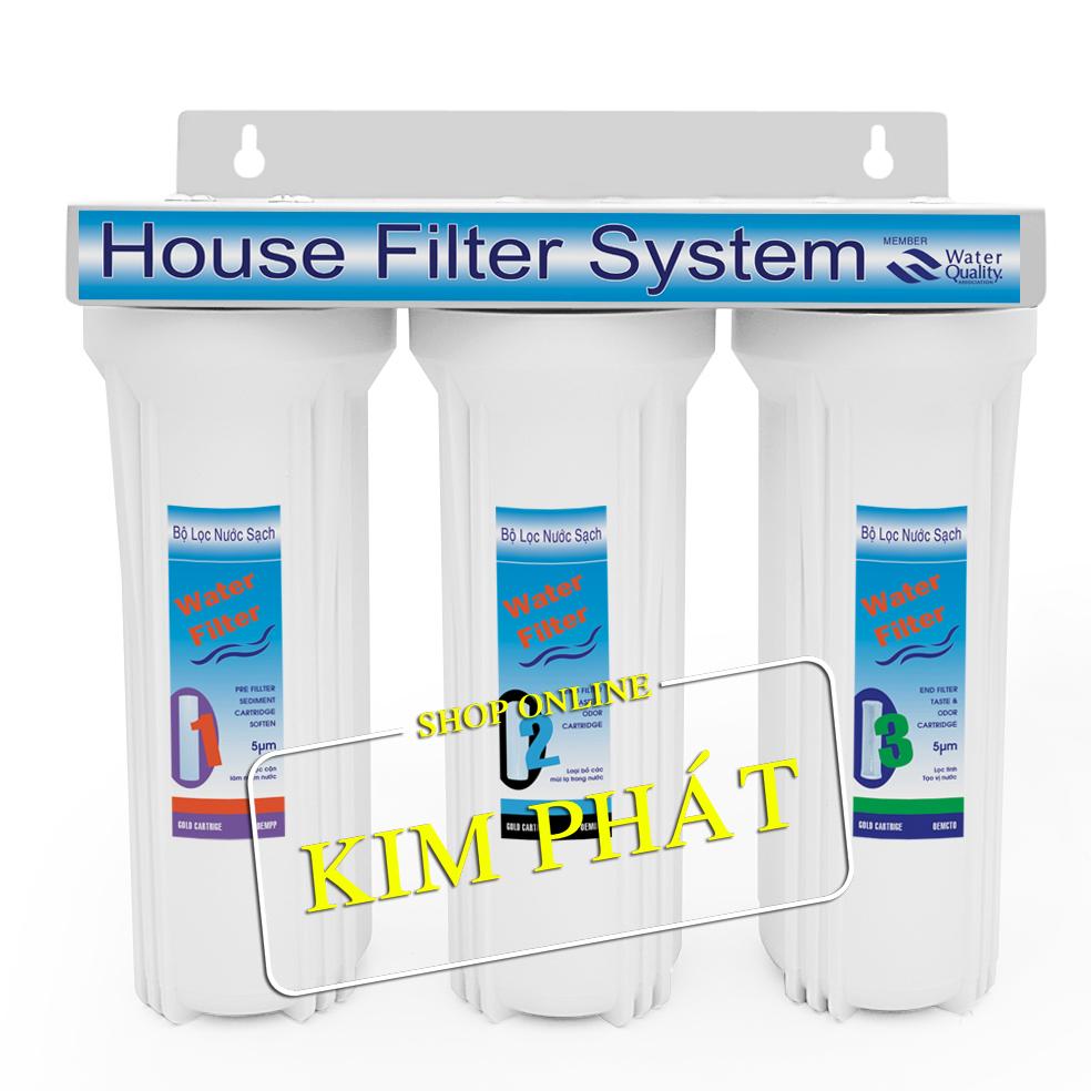 Bộ lọc nước sinh hoạt 3 cấp -3tr