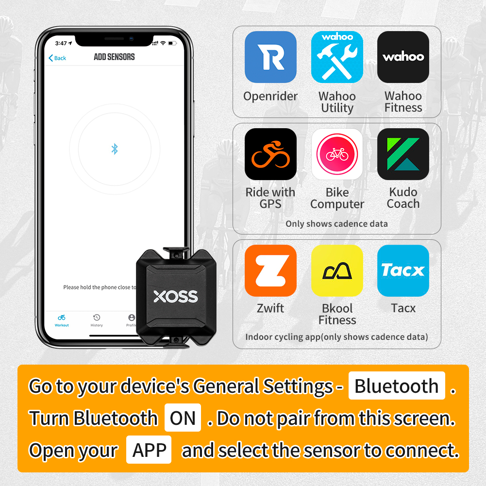 Đồng Hồ Xe Đạp XOSS G+