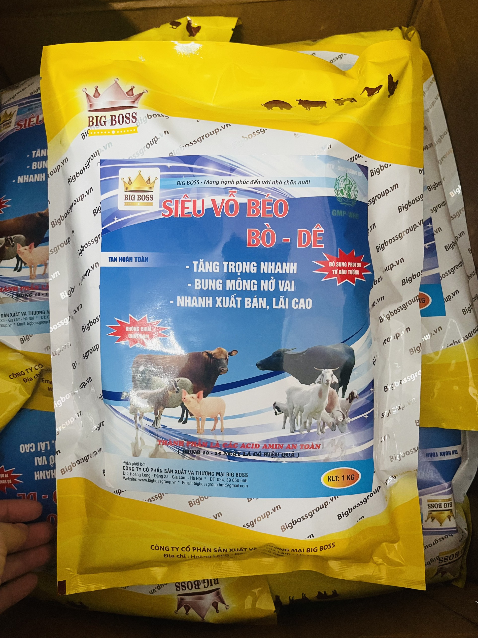 Siêu vỗ béo bò dê
