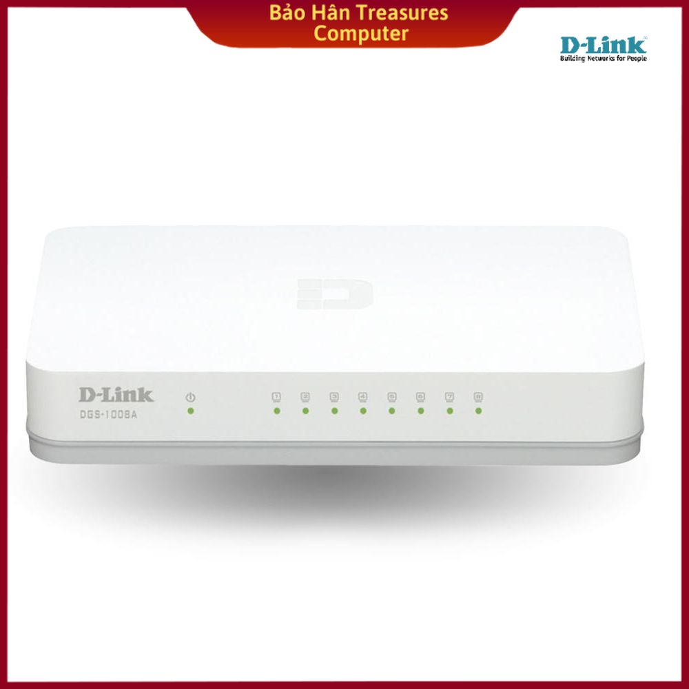 D-Link DGS-1008A - Switch 8 Cổng 10/100/1000M - Hàng Chính Hãng