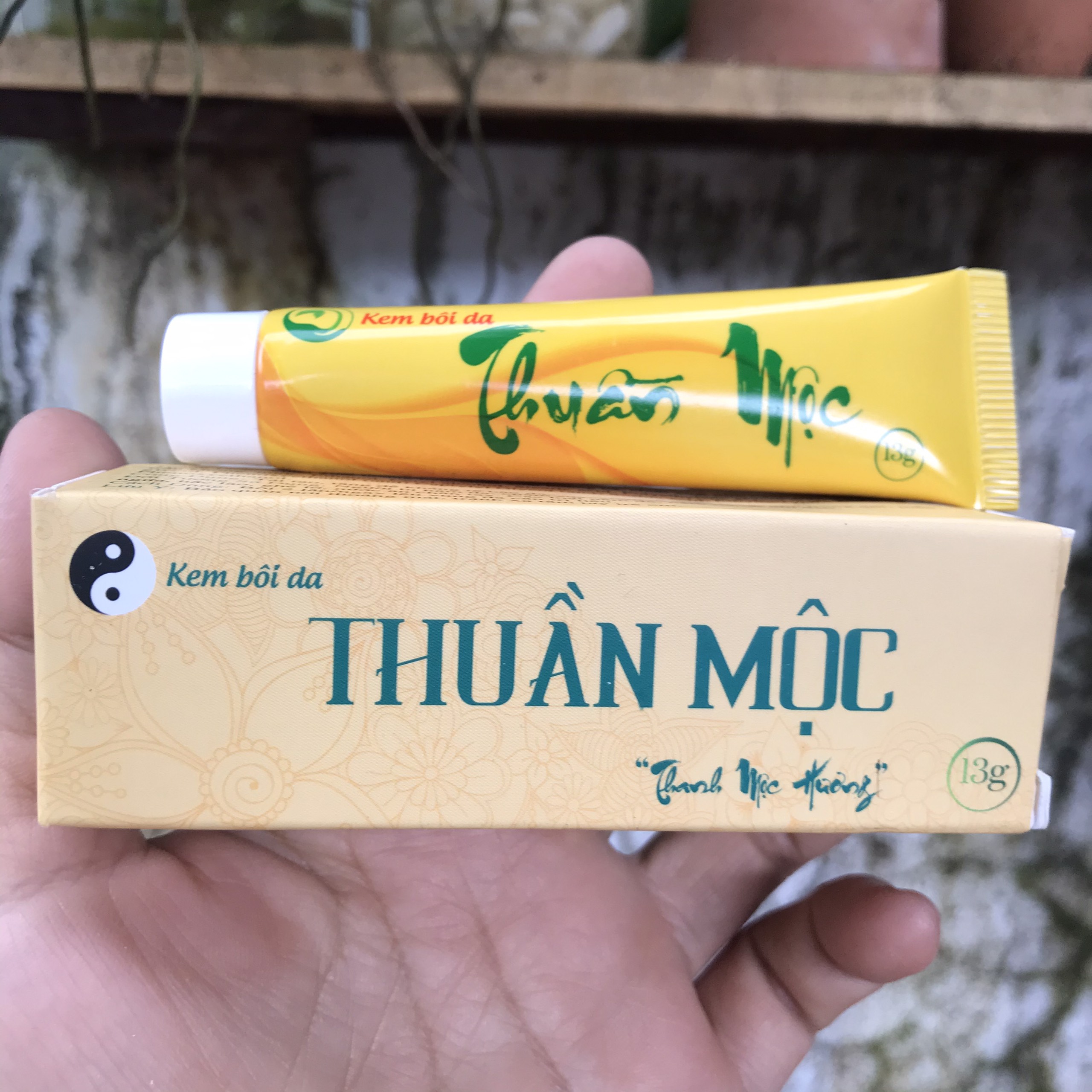 Kem Bôi Da Thuần Mộc Của Thanh Mộc Hương 13g Giúp Làm Dịu Mát Da, 100% Thành Phần Tự Nhiên Đảm Bảo An Toàn Sử Dụng