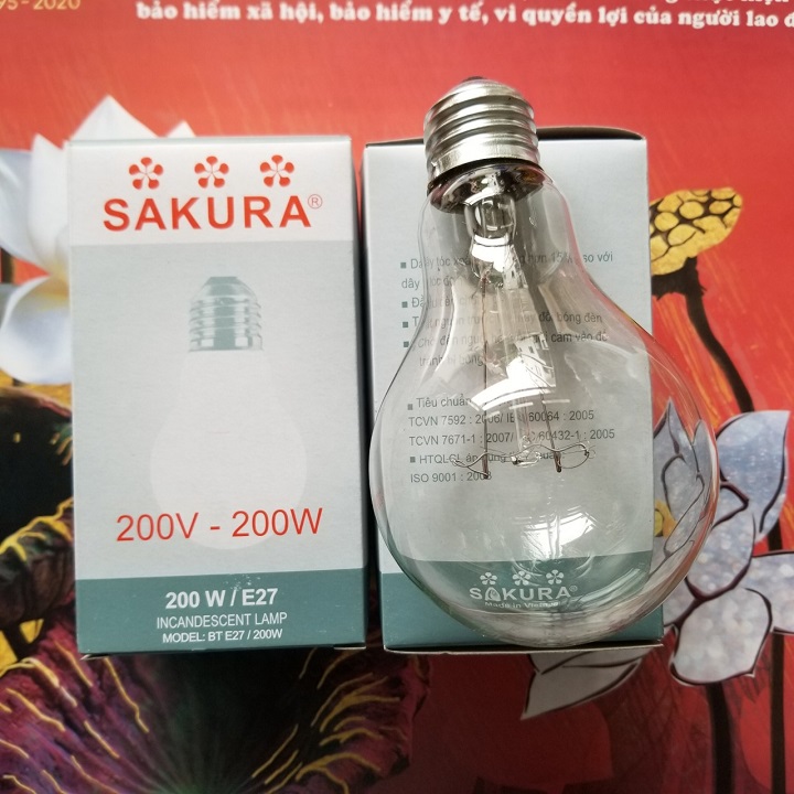 Bóng đèn sợi đốt 200w Nano