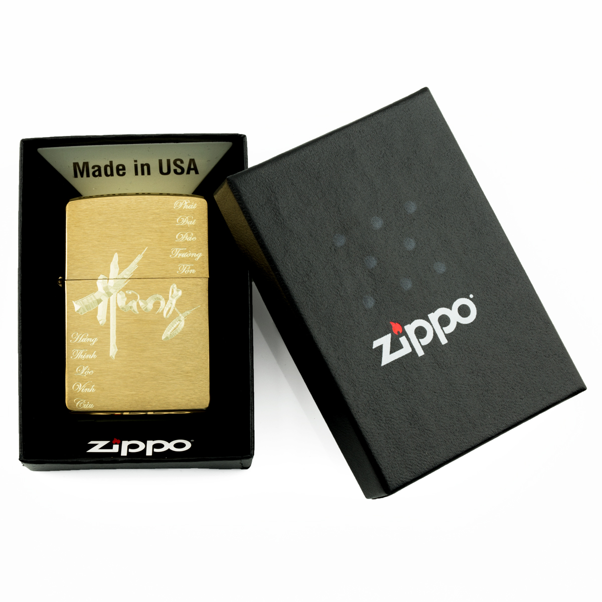 Bật Lửa Zippo Chữ Hưng