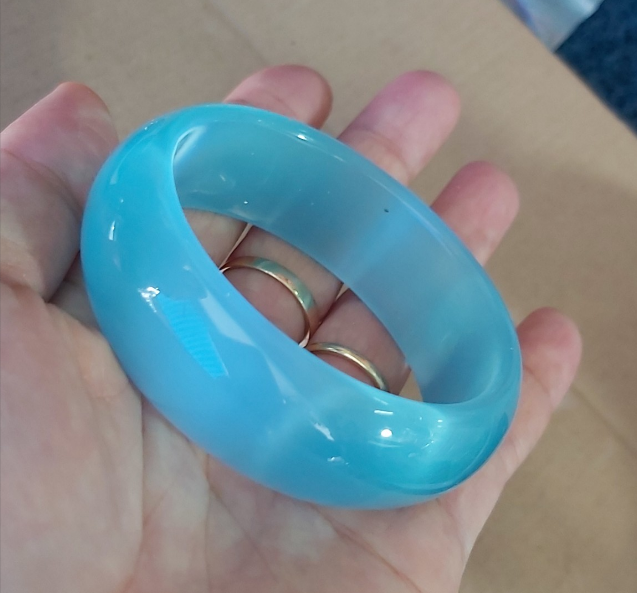 [GIÁ SỈ TẠI TRANG SỨC ĐÁ QUÝ ]( HÀNG ĐẸP-BẢN LỚN) Vòng đá thiên nhiên phong thủy may mắn đá mắt mèo bản lớn vòng sáng bóng đủ ni tay có tư vấn