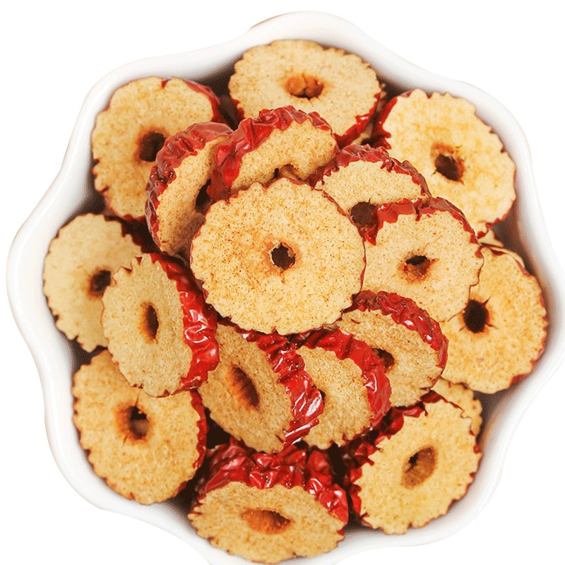 Táo đỏ thái lát sấy khô 200g (thơm, sạch) - Tấn Phát