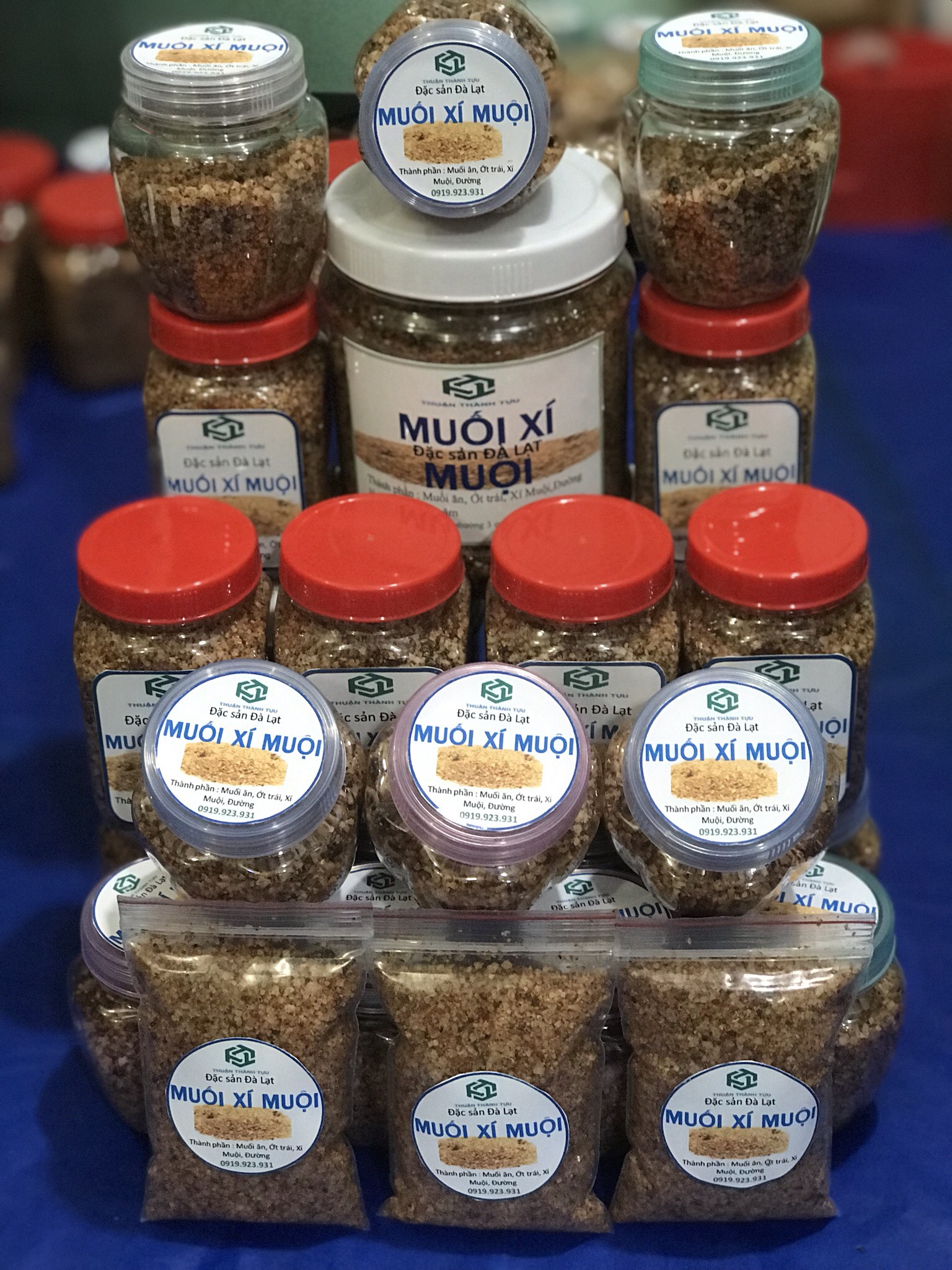 [HCM]MUỐI XÍ MUỘI đặc sản Đà Lạt gói 100gram