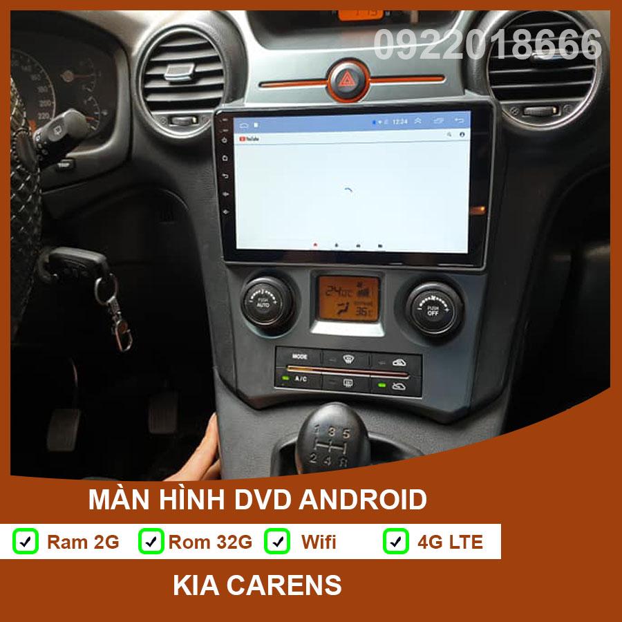 Màn Hình DVD Android Kia Carens Cắm Sim 4G