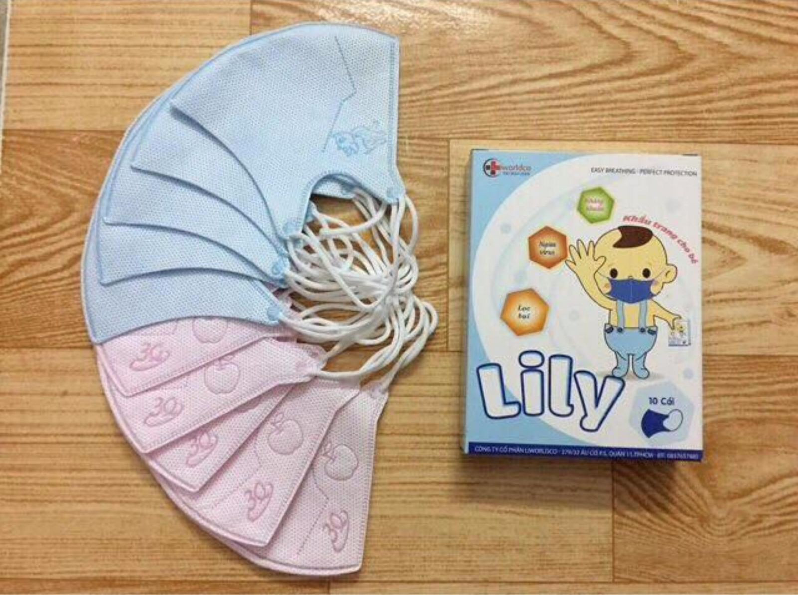 Khẩu Trang Y Tế Em Bé Lily (H/10c)