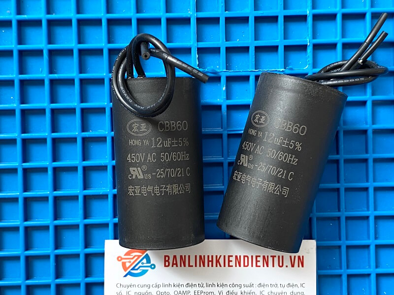 Tụ khởi động cbb60 12uf 450v
